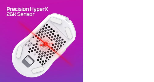 HyperX Pulsefire Haste 2 - Wireless Gaming Mouse (White) HyperX Pulsefire Haste 2 - Wireless Gaming Mouse (White)